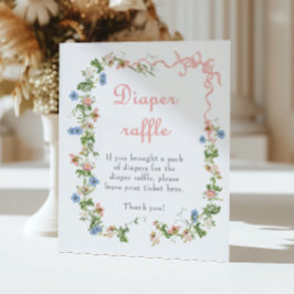 Poster Fralda de Arco Rosa Selvagem Raffle