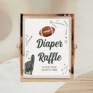 Poster Fralda de futebol Raffle