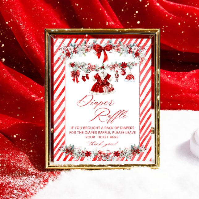 Poster Fralda de Vestuário de Natal Raffle (Criador carregado)