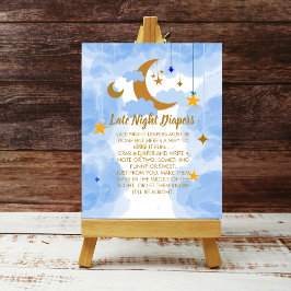 Poster Fralda Noturna Atrasada Twinkle Pequena Estrela