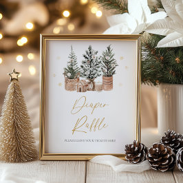 Poster Fralda Raffle, na Rússia do inverno