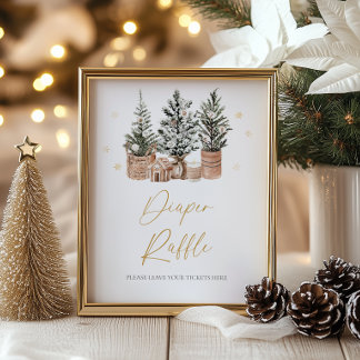 Poster Fralda Raffle, na Rússia do inverno