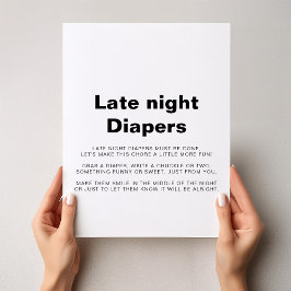Poster Fraldas Formais Mínimas de Tarde Noite Elegante