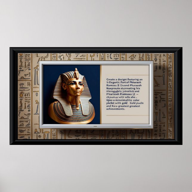 Poster Frame TV Pharaonic (Frente)