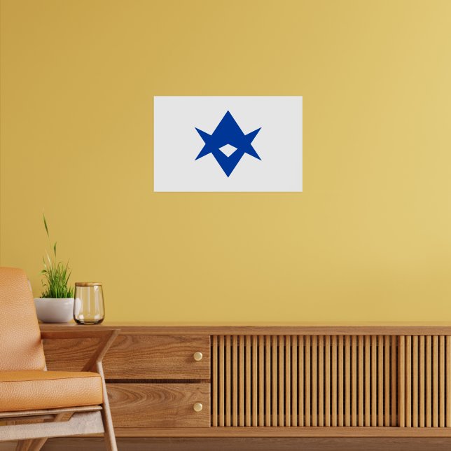 Poster Framed print with Flag of Toyota (Sala de Estar 2)