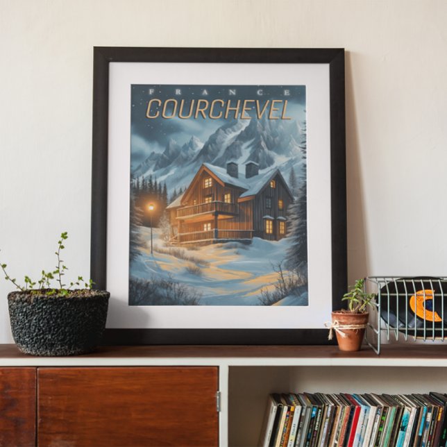 Poster França: Aventura Alpina - Courchevel Ski (Criador carregado)