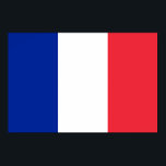 Pôster França - Bandeira Nacional Francesa<br><div class="desc">Bandeira nacional da França A bandeira nacional francesa é uma bandeira triband com faixas verticais em vermelho, branco e azul e uma proporção de 2:3. É vulgarmente conhecida como Tricolor (Tricolore em Francês), tendo sido adotada em 1794. Você pode personalizar o design se preferir, como por exemplo, adicionando seu nome...</div>
