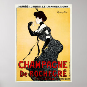 Poster França CHAMPAGNE De ROCHEGRE Leonetto Cappiello Ad