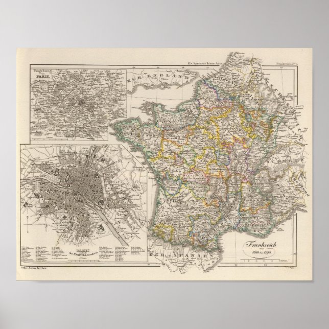 Pôster França de 1610 a 1790 (Frente)