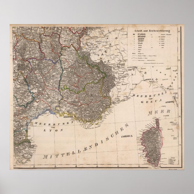 Pôster França Meridional (Frente)