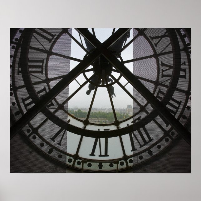 Poster França, Paris. Atravesse o rio Sena (Frente)