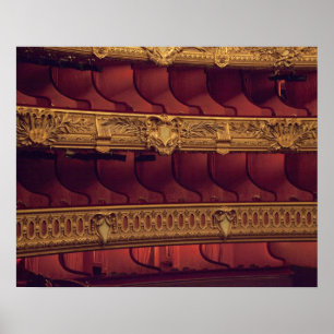 Poster França, Paris. Vista parcial dos assentos dos var