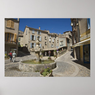 Pôster França, Provença, Valensole. Explosões de turis