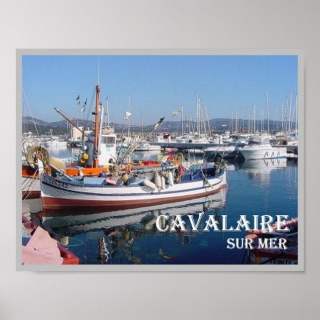 Poster França - Riviera Francesa - Côte d'Azur - (Frente)