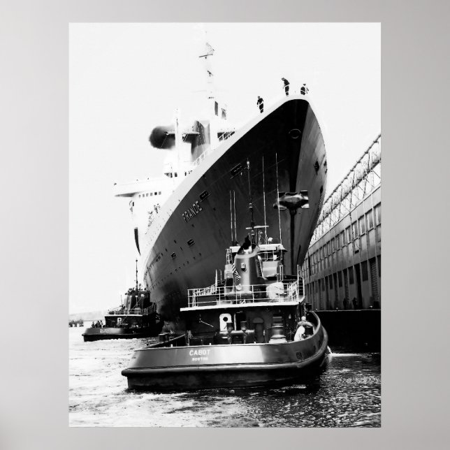 Pôster França SS em Boston (Frente)