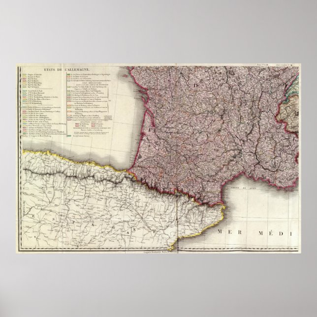 Pôster França Sudoeste (Frente)