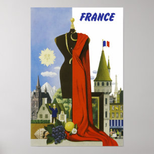 Pôster França, Viagens vintage