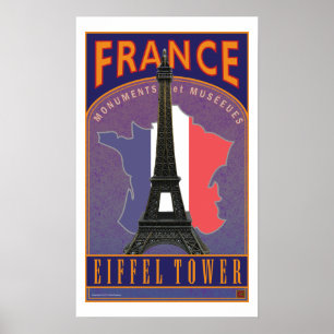 Poster France-Impressão