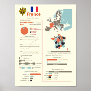 Poster France Infographic
