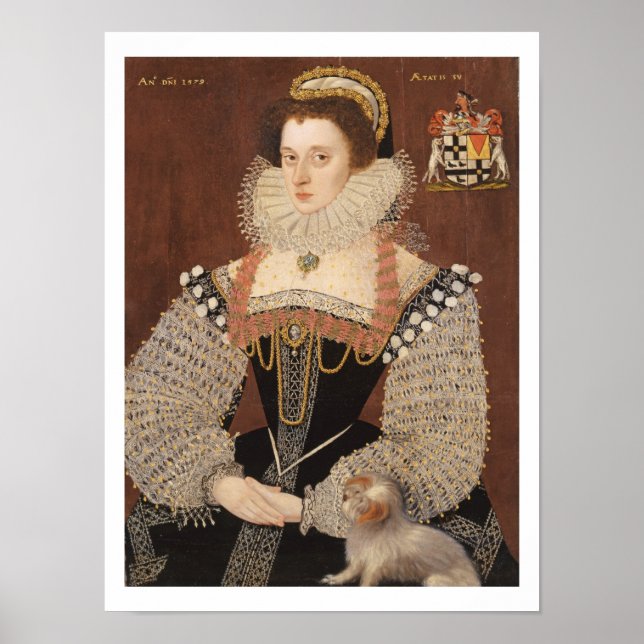 Pôster Frances Clinton, Lady Chandos (1552-1623) 1579 (oi (Frente)