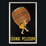 Poster Francês Cognac Ads Art Deco Vintage<br><div class="desc">REPRO. impressão de uma poster de publicidade (anúncios) concebida por Cappiello para o francês Cognac Pellisson Père & Co, por volta de 1907. Digitalmente remodelado para trazer as cores originais, ainda melhores e corrigir tantas imperfeições quanto possível. Esta peça de arte ficaria excelente quando emoldurada em casa, escritório, bar, café,...</div>