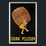 Poster Francês Cognac Ads Art Deco Vintage<br><div class="desc">REPRO. impressão de uma poster de publicidade (anúncios) concebida por Cappiello para o francês Cognac Pellisson Père & Co, por volta de 1907. Digitalmente remodelado para trazer as cores originais, ainda melhores e corrigir tantas imperfeições quanto possível. Esta peça de arte ficaria excelente quando emoldurada em casa, escritório, bar, café,...</div>