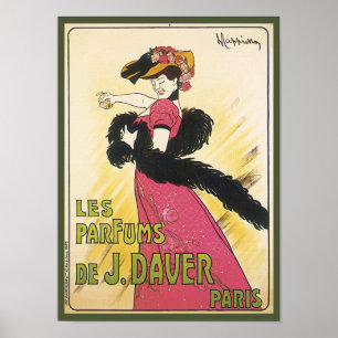 Poster francês da arte do sabão do vintage
