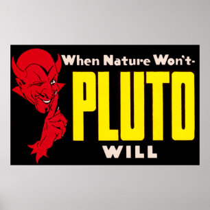 Poster Francês Lick Indiana quando a Natureza não Plutão