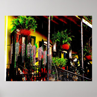 Pôster Francês Trimestre Balcony