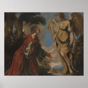 Poster Francesco Maffei - Hagar e o Angel