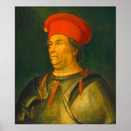 Poster Francesco Sforza - Cartaz de Arte Fino do Norte da