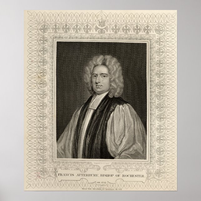 Poster Francis Atterbury, Bispo de Rochester (Frente)