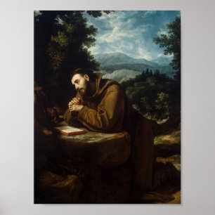 Poster Francis de Assisi, por Cigoli