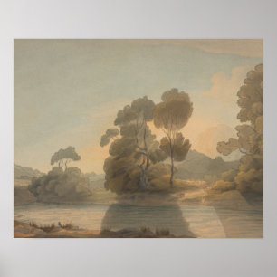 Pôster Francis Towne - On the Dee