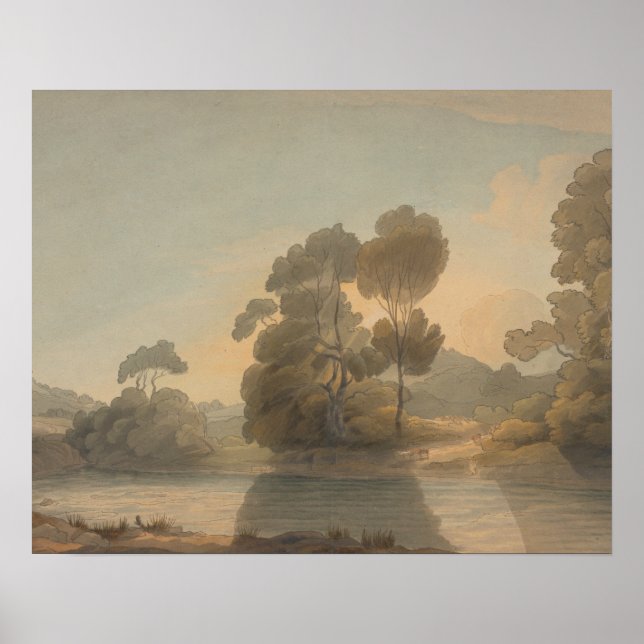 Pôster Francis Towne - On the Dee (Frente)