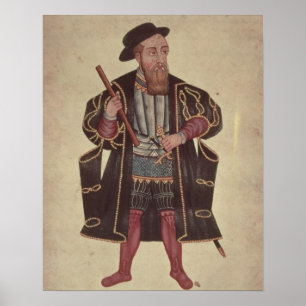 Poster Francisco de Almeida, illustration