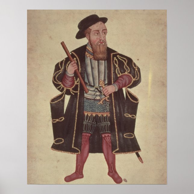 Poster Francisco de Almeida, illustration (Frente)