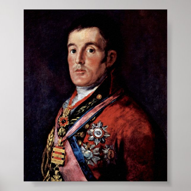 Pôster Francisco de Goya - O Duque de Wellington (Frente)
