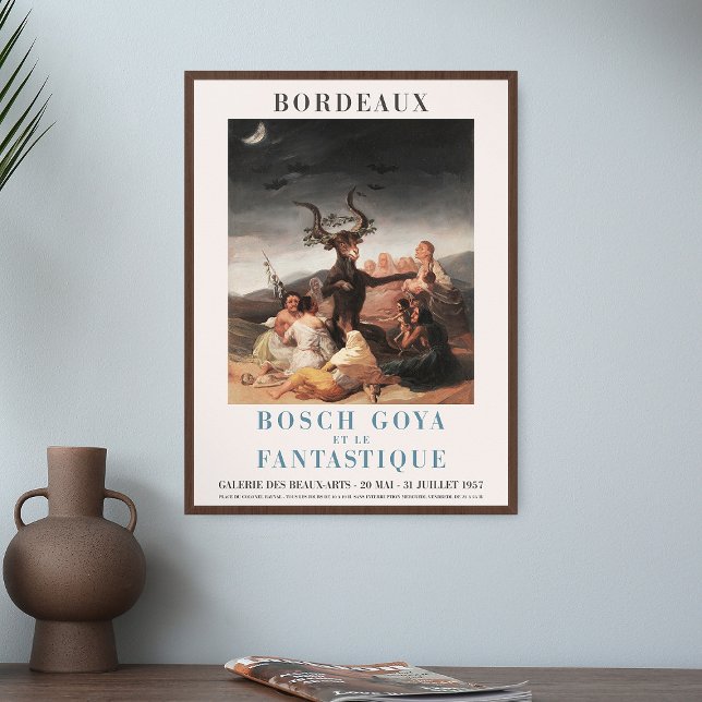 Poster Francisco Goya Bruxas Sababat Encantadores Escuros (Criador carregado)