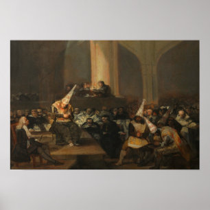 Poster Francisco Goya - cena da inquisição