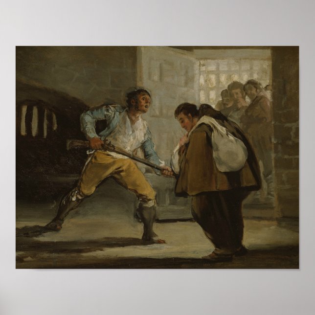 Poster Francisco Goya - El Maragato Ameaça o Amigo Pedro (Frente)