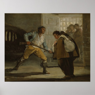 Poster Francisco Goya - El Maragato Ameaça o Amigo Pedro