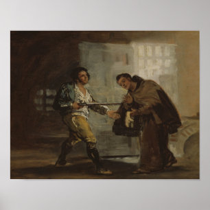 Poster Francisco Goya - Friar Pedro Oferece Calçados