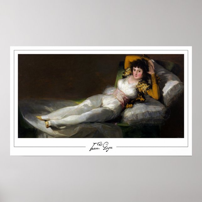 Poster Francisco Goya Zedign Cartaz de Arte #255 (Frente)