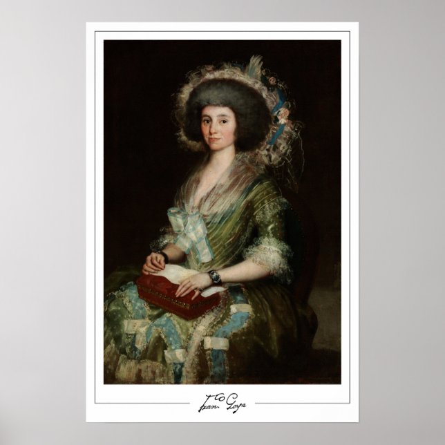 Poster Francisco Goya Zedign Cartaz de Arte #40 (Frente)