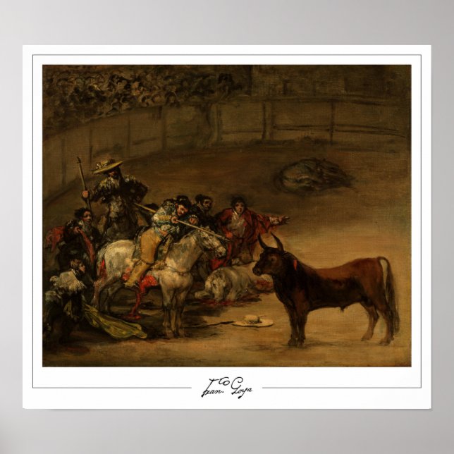 Poster Francisco Goya Zedign Cartaz de Arte #7 (Frente)