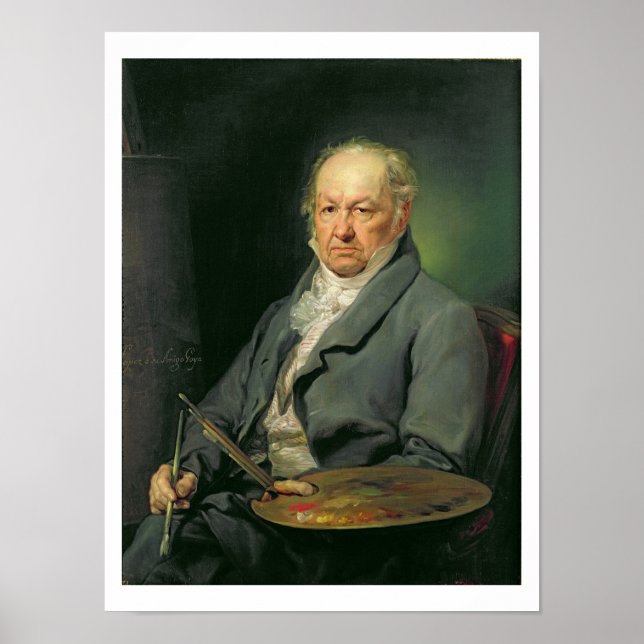Poster Francisco Jose de Goya, 1826 (óleo na canvas) (Frente)
