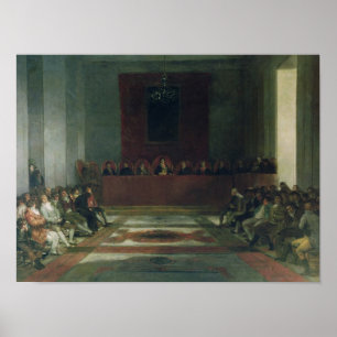 Poster Francisco Jose de Goya y Lucientes a junta de