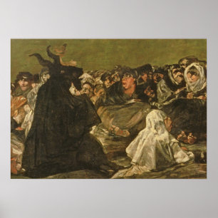 Pôster Francisco Jose de Goya y Lucientes as bruxas