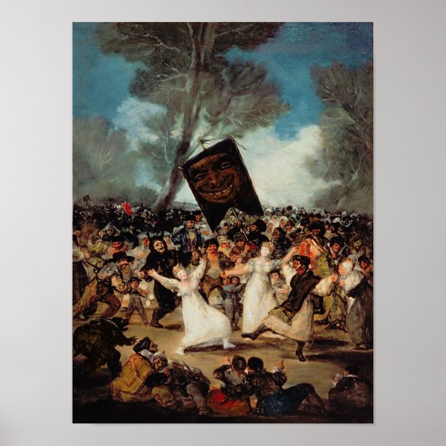Poster Francisco Jose de Goya y Lucientes | O funeral de (Frente)